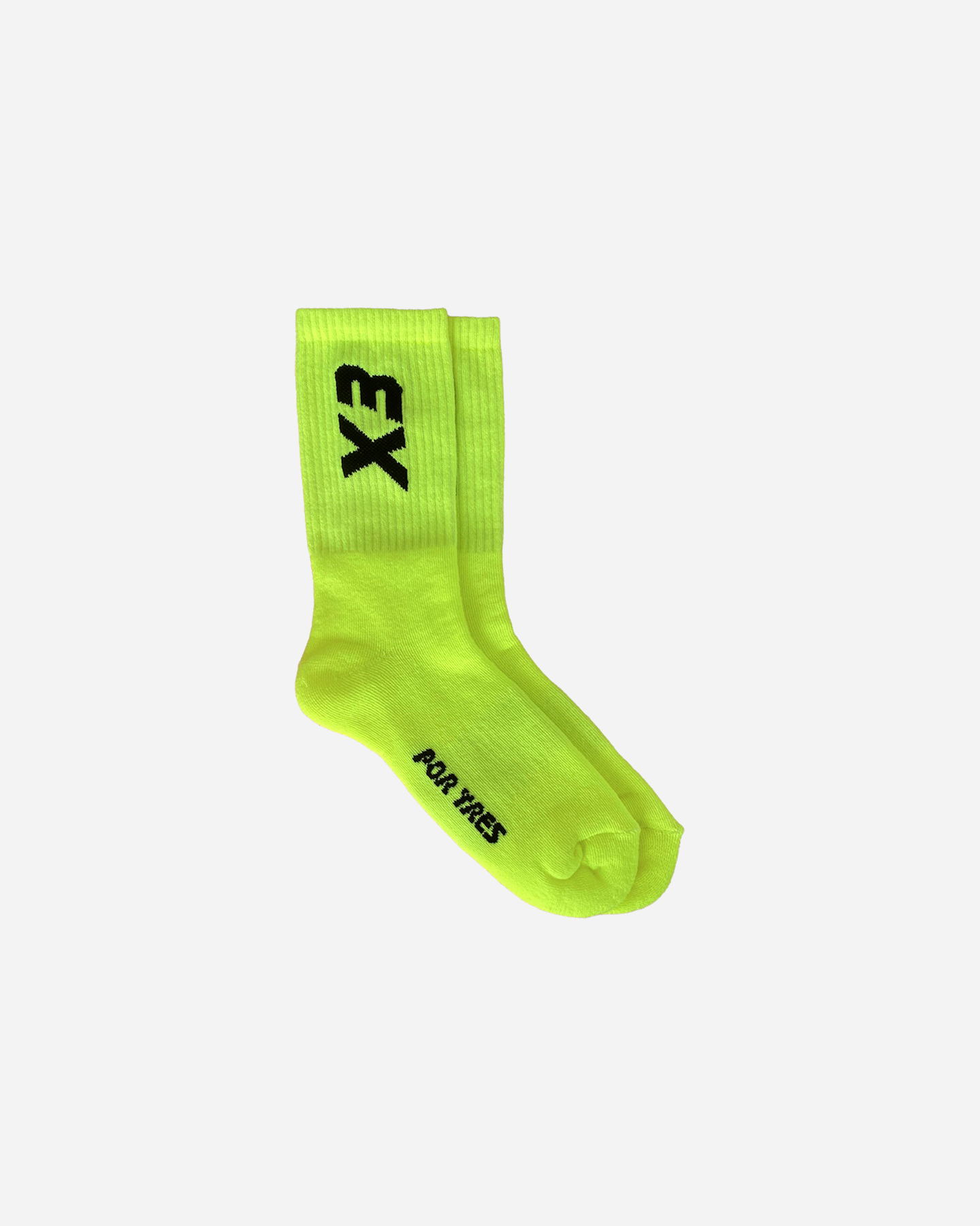 Calze tennis X3 POR TRES UX - Giallo - 0 | Cisalfa Sport